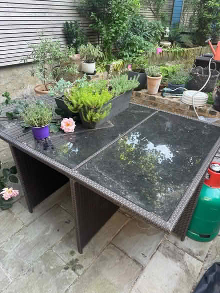 Photo of free Rattan Garden Table & Chairs (SW2) #2