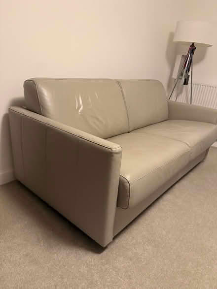 Photo of free Natuzzi Italian Leather Sofa Bed (Cammo EH4) #2