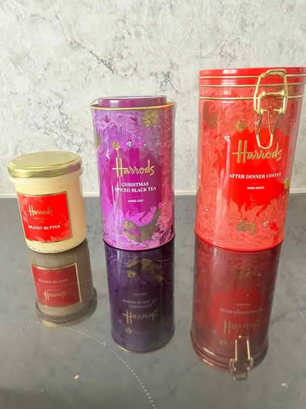 Photo of free Harrods coffee, tea, brandy butter (Wickford, Shotgate.) #1