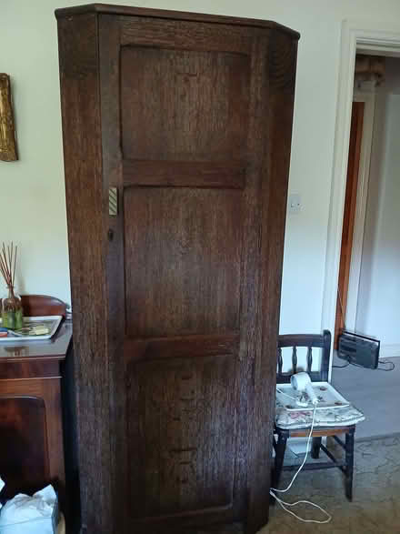 Photo of free Solid oak slim wardrobe. (Wirksworth DE4) #1