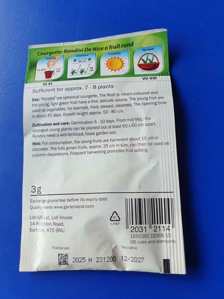Photo of free Tomato Plants, Seed Potatoes, pack of Courgette Seeds (Lyppard Grange WR4) #4