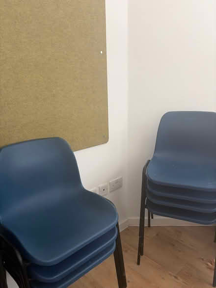 Photo of free Plastic stackable chairs (Waterloo SE1) #1