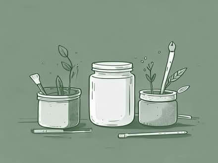 Photo of Art supplies ,jars and gardening tools (Eastbourne BN21) #1