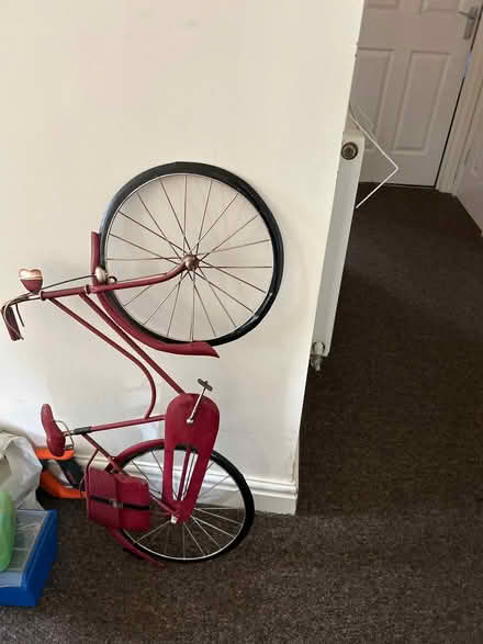 Photo of free Metal wall art bike (Yaxley PE7) #1