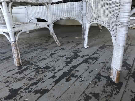 Photo of free Wooden wicker set (Unionville) #2