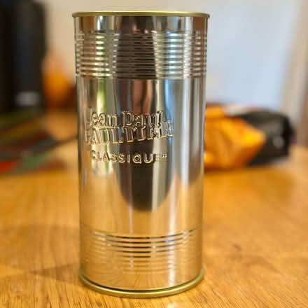 Photo of free Empty Jean Paul Gaultier 100ml Perfume Tin (Chipping Norton OX7) #1