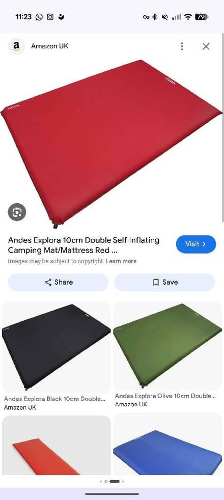 Photo of free Andes Explora 10cm Double Self Inflating Camping Mat (Penarth CF64) #2