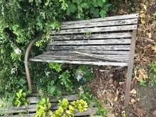 Photo of free Metal Garden Bench, needs repair (Liverpool) #1