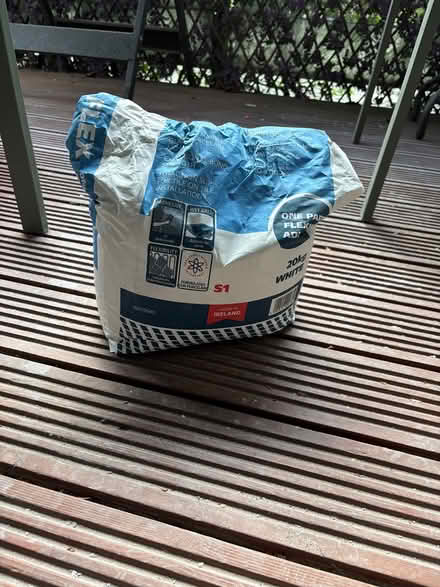 Photo of free 1/4 bag tile adhesive (Santry) #2