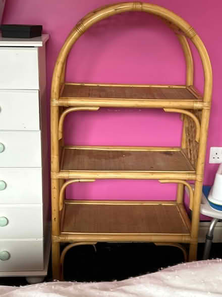 Photo of free Wooden wicker stand (Peterborough orton PE7) #2