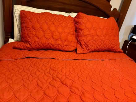 Photo of free Full/Queen West Elm bed spread (LaSalle Gardens-adjacent) #1