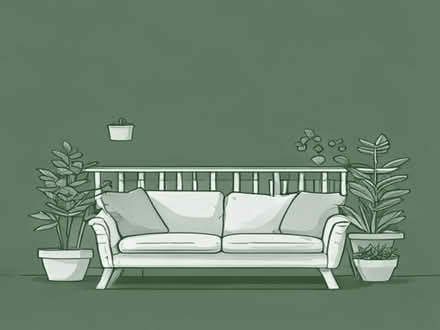 Photo of Balcony furnishings e.g. sofa, chairs, pots, ornaments (Castlefield M15) #1