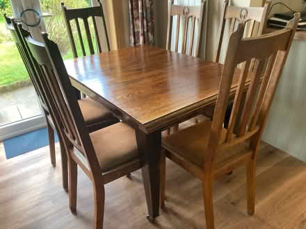 Photo of free Extending Oak Dining Table (Duddingston EH15) #1