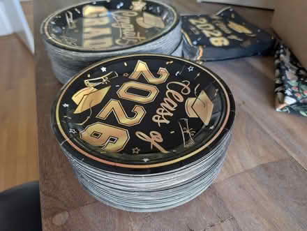 Photo of free Class of 2026 plates and napkins (SW Berkeley) #1