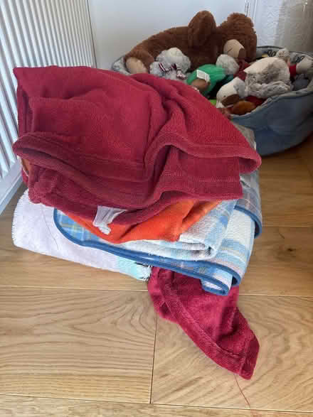 Photo of free Dog bed, toys & throws (Loscoe) #2