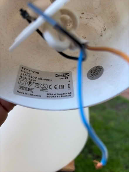 Photo of free Hanging pendant with bulb (Hall Green B28) #2