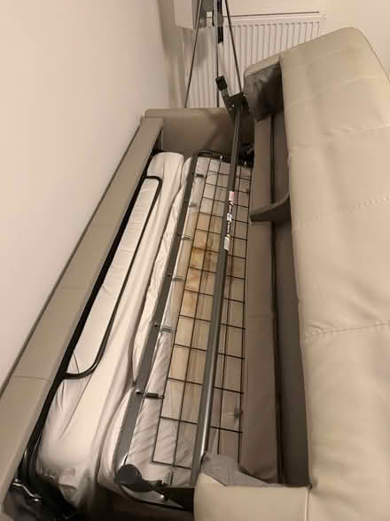 Photo of free Natuzzi Italian Leather Sofa Bed (Cammo EH4) #4