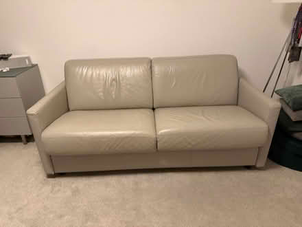 Photo of free Natuzzi Italian Leather Sofa Bed (Cammo EH4) #1