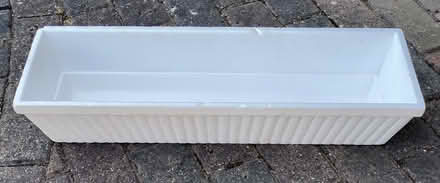 Photo of free white polystyrene trough (Ashley Heath) #1