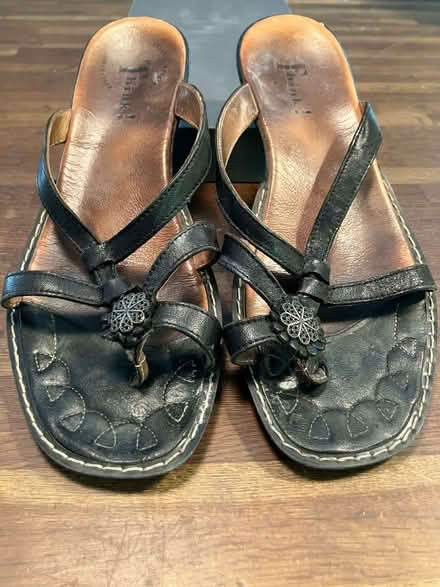 Photo of free Black sandals by THINK (Weston Park BA1) #1