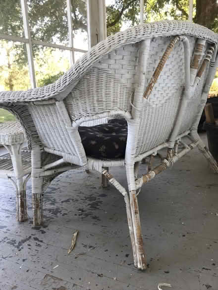 Photo of free Wooden wicker set (Unionville) #3