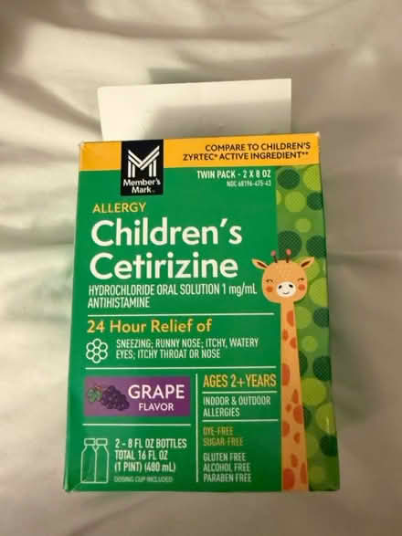 Photo of free Liquid Allergy Med (Southwest DC-Navy Yard) #1
