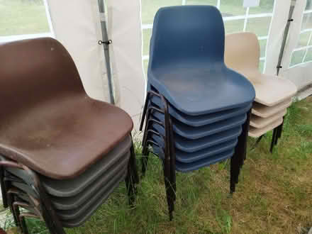 Photo of free Plastic Stacking Chairs (Woodford IG8) #1