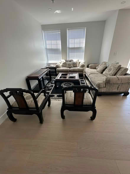Photo of free Oriental motif sofa set (125 Summit Ave, Summit, NJ) #1