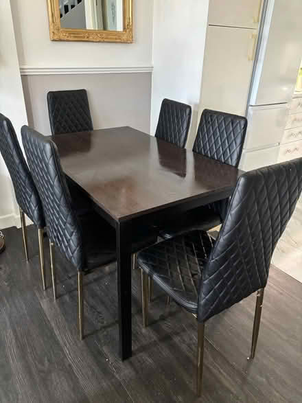 Photo of free IKEA Dining table with chairs (Norfolk park S2) #1