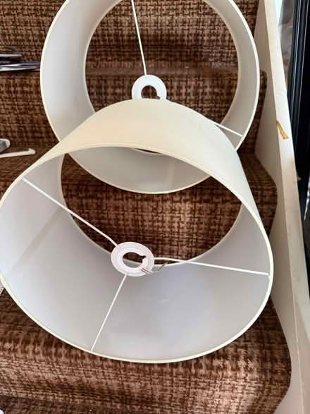 Photo of free 2xlarge lampshades. Off-white (Croydon. CR2 9) #3