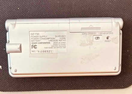 Photo of free SHARP Electronic Personal Organizer (Wheaton) #3