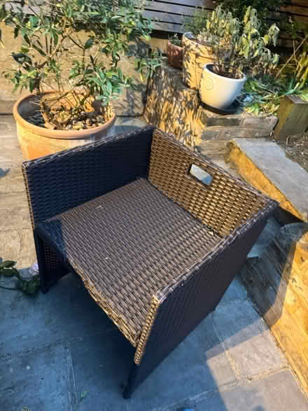 Photo of free Rattan Garden Table & Chairs (SW2) #3