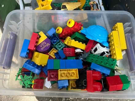 Photo of free Toy trucks and building blocks (East Watertown) #2