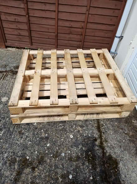 Photo of free Two white pallets (Abingdon OX14) #1