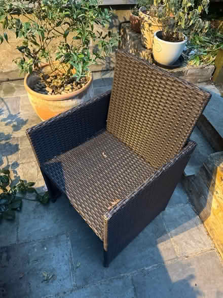 Photo of free Rattan Garden Table & Chairs (SW2) #1