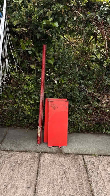 Photo of free Shed metal shelves (Hale L24) #1
