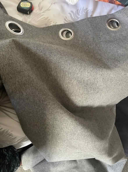 Photo of free Eyelet curtains grey (Sholing Southampton) #1