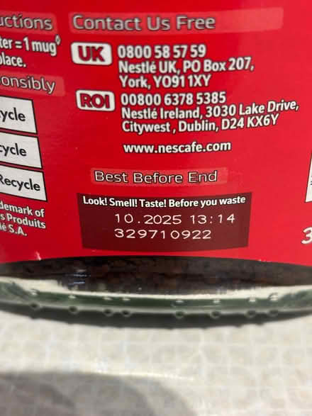 Photo of free Nescafé instant coffee past BBD (Lower Weston BA1) #2