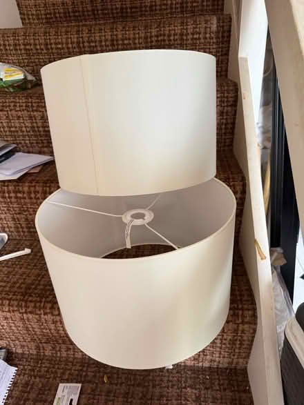 Photo of free 2xlarge lampshades. Off-white (Croydon. CR2 9) #2