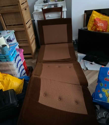 Photo of free Corduroy single sofa chair (Epsom KT18) #2