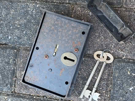 Photo of free Metal lock plus keys (Ashley Heath) #2