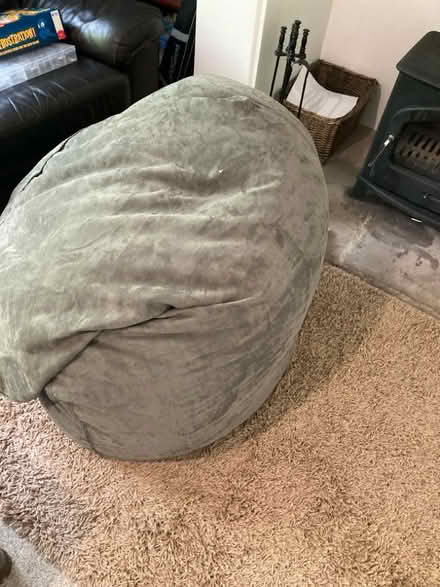 Photo of free Large Green beanbag (Compton Beauchamp SN6) #1