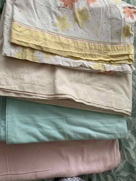 Photo of free Flat sheets for double bed (Ashford TW15) #1