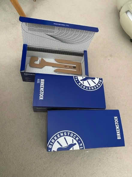 Photo of free 3 Birkenstock kids shoe boxes (South Ruislip HA4) #1