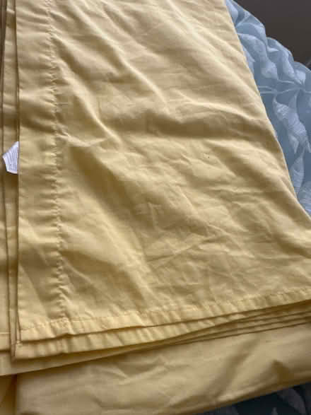 Photo of free Yellow sheet set for double bed (Ashford TW15) #1