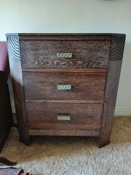 Photo of free Solid Oak chest of drawers (Wirksworth DE4) #1