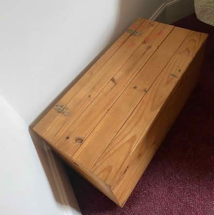 Photo of free pine storage box (Carlisle CA1) #2