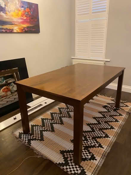 Photo of free Solid wooden table (Streatham Park SW16) #1