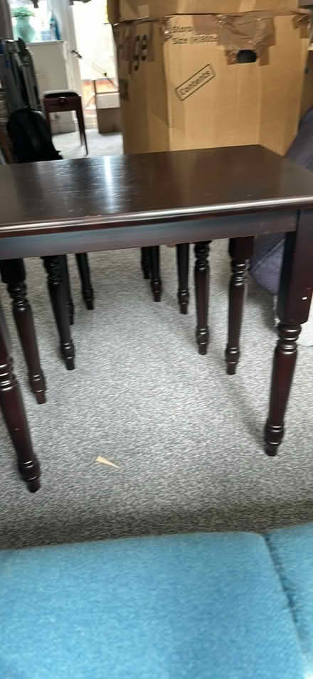 Photo of free Mahogany nest of tables (Felden HP3) #4
