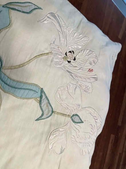 Photo of free Cushion with embroidered cover (Weston Park BA1) #1